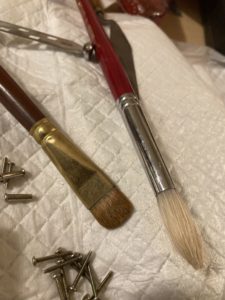 The brush used in the maintenance